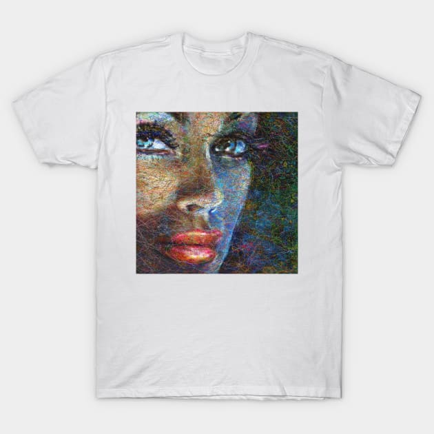 Brilliang Eyes Pop T-Shirt by Angie Braun